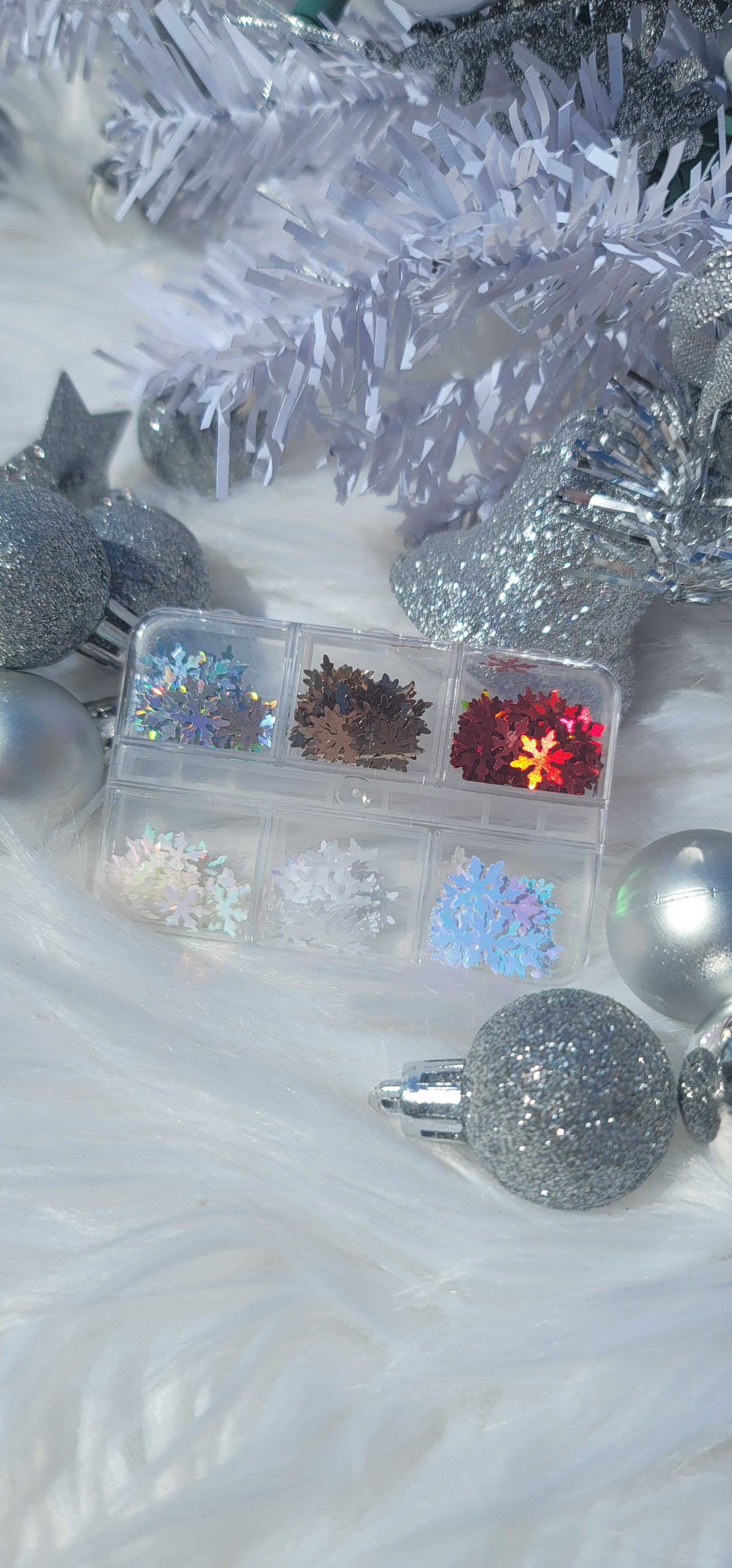 Snowflakes Glitter (Mixed Colors)