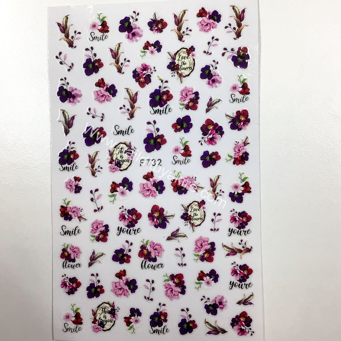 Vintage Flower Stickers