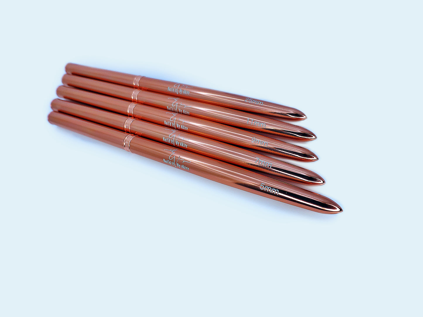 Rose Gold Liner Brush Set