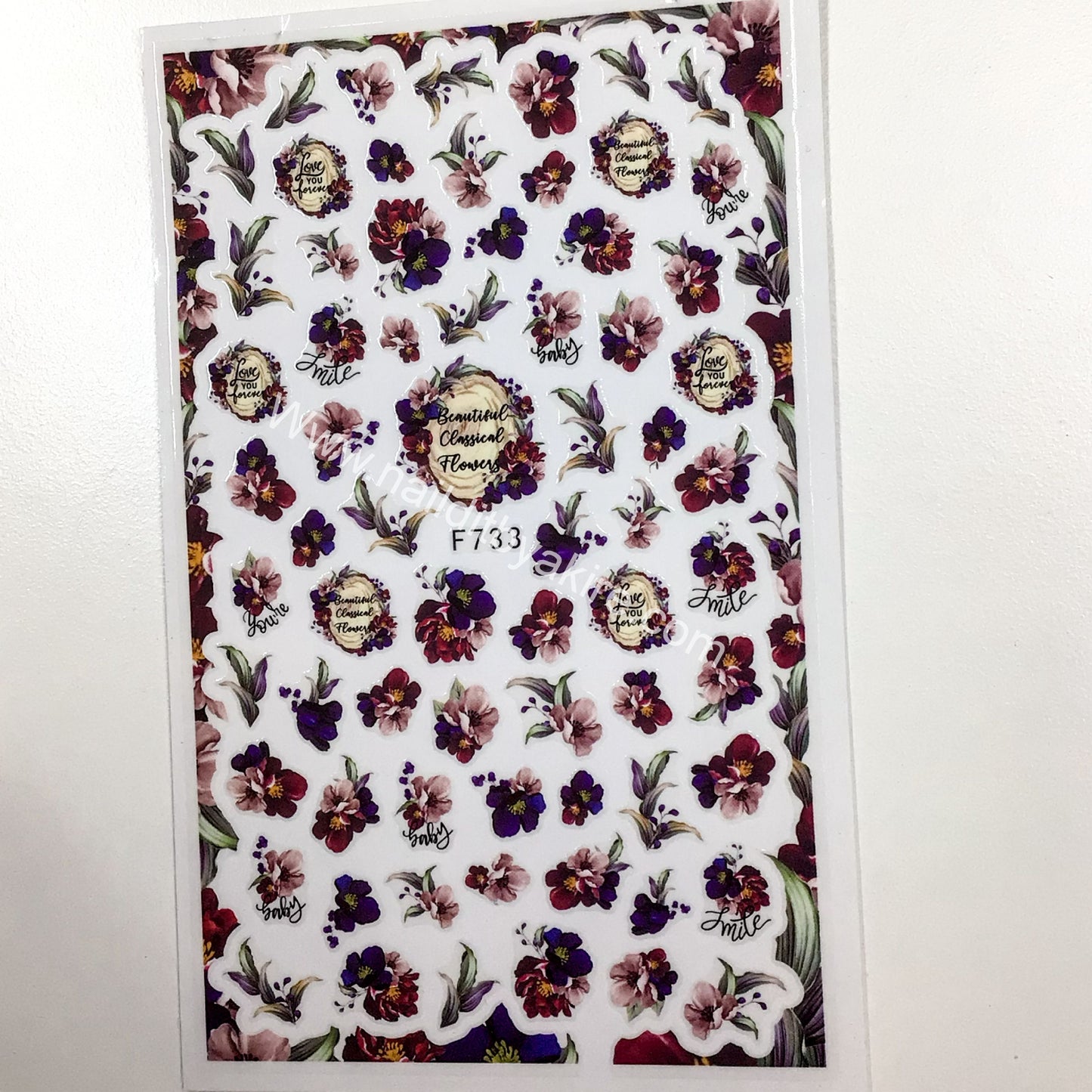 Vintage Flower Stickers